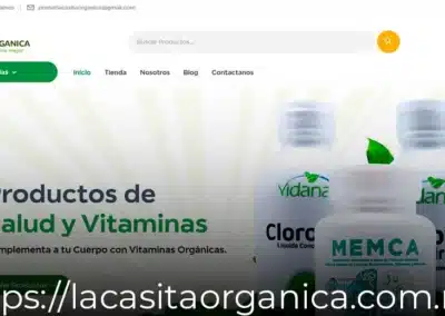 diseño web de la casita organica en merida